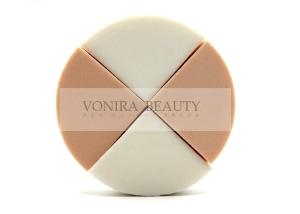 China 4PCS Lady Flower Shape Makeup Puff Sponge Blending Wedge Puff Sponge wholesale