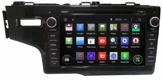 Ouchuangbo Car Stereo DVD radio for Honda Fit 2014 Android 4.4 GPS Sat Nav 3G Wifi Blueto