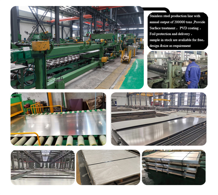 300 Series Grade AISI 304 SS Steel Plate Customized Width Length