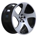 Gloss Black Monoblock Forged Wheels 18 Inch 5 Spoke For Porsche BMW