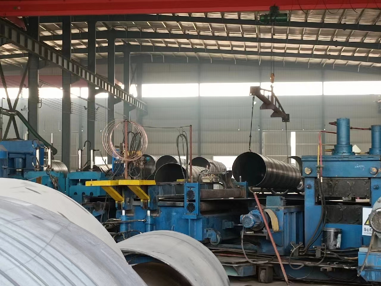Carbon Steel SSAW Spiral Steel Tube For Marine Piling Construction Steel Pipe