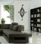 Self-adhesive Removable Diamond Wall Sticker Clock 10D035
