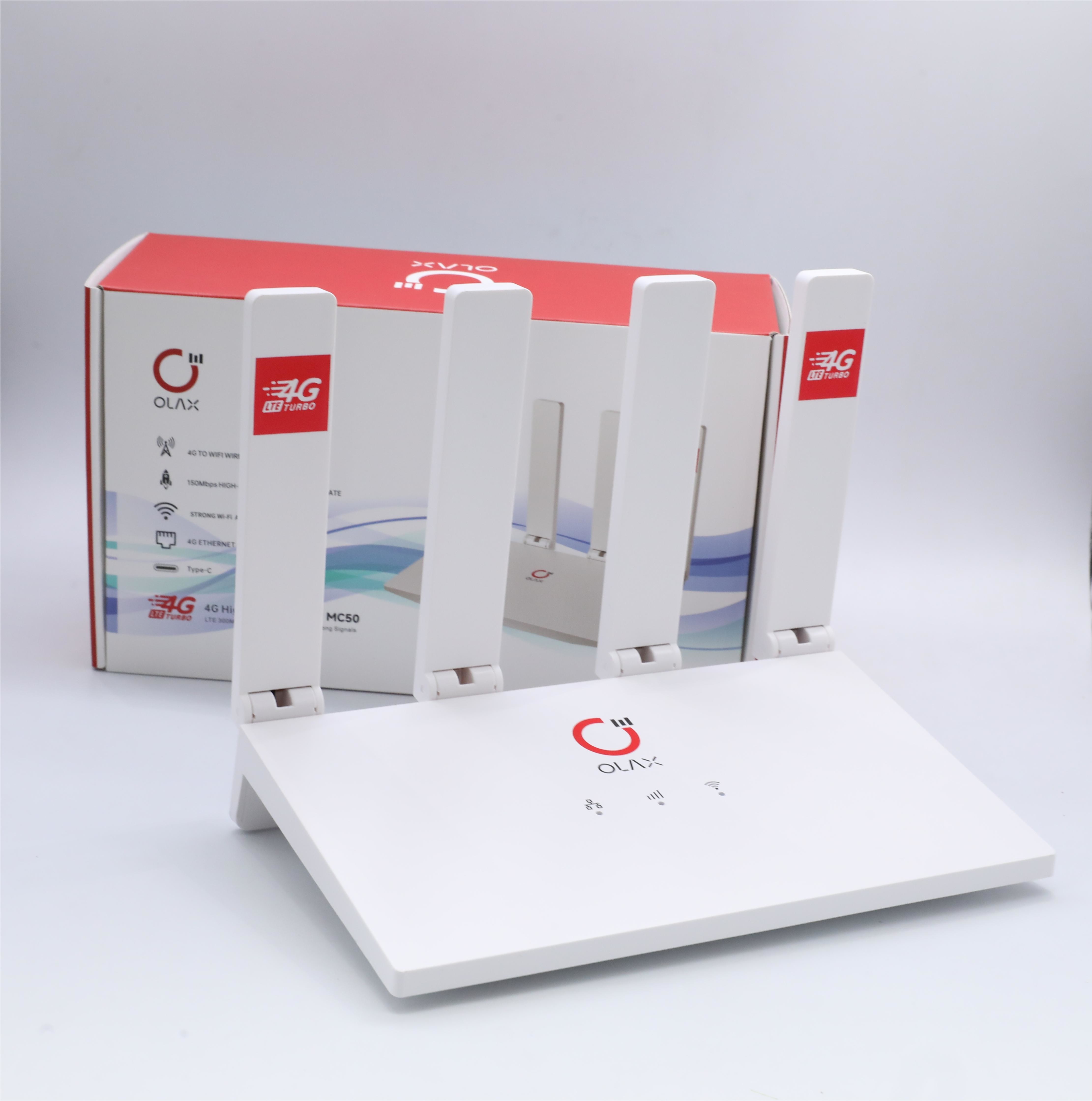 OLAX MC50 4G LTE High Speed Internet with CPE Wifi Router Dual Band Wi-Fi Modem