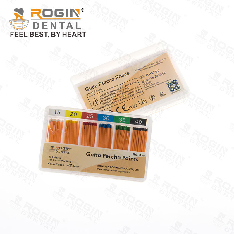 Endodontic Color Code 02 Taper Gutta Percha Points