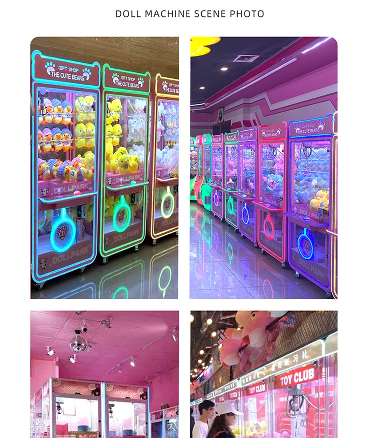 1 Player Arcade Game Machines Toy Claw Vending Crane Machine for Amusement Game Center