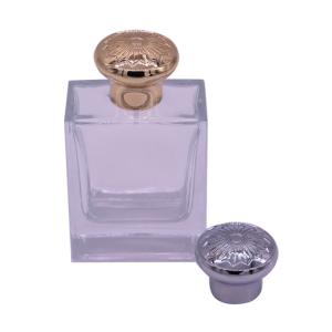 China Electroplate Magnetic Perfume Caps , Metal Zamac Perfume Lid Eco Friendly wholesale