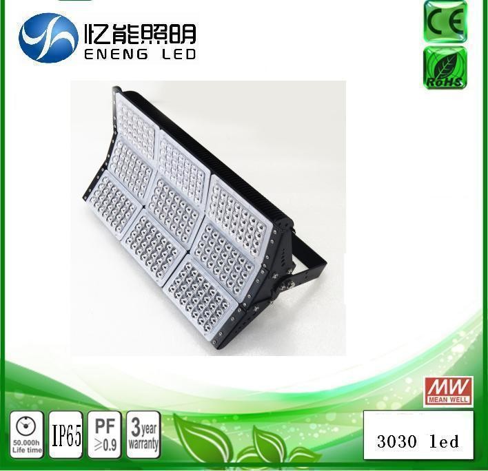 high quality 500W 600W led flood light lamp Stadium lighled high bay light 130LM/W with Lumileds 3030 AC90-277V CE ROHS