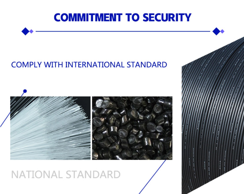 PE GDTS Strand 6 Core Fiber Optic Cable Single Mode Fiber Optic Cable Hydrolysis Resistant