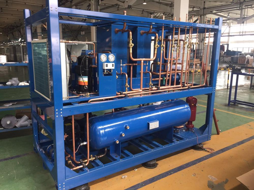 Automatic Cold Room Condensing Unit Copeland Screw Compressor Racks