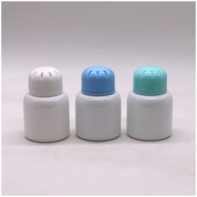 90ml/3OZ Square PET Plastic Pill Capsule Tablet for Solid Spice Packaging Free Sample