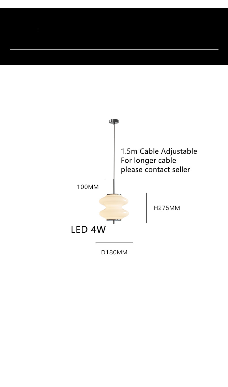 Italian Style Small Pendant Lamp Designer Modern Bar Bedroom Bedside designer Pendant Lamp(WH-GP-128)