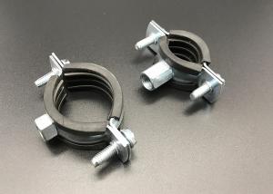 China Heavy Duty Cushion Clamps Rubber Lined EPDM Pipe Clamps wholesale