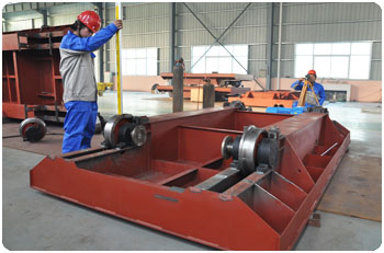 automated trackless electric flat transfer cart for industrial material handling equipment