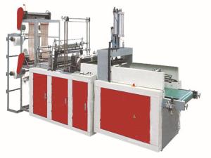 China Hot Sealing Cold Cutting Flat Bag Making Machines 0.005mm - 0.1mm Bag Thickness wholesale