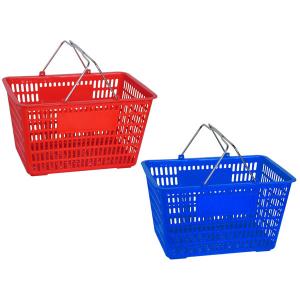 China Single Handle Supermarket Shopping Baskets wholesale