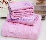 3D Jacquard luxury decorative butterfly cotton bath towels