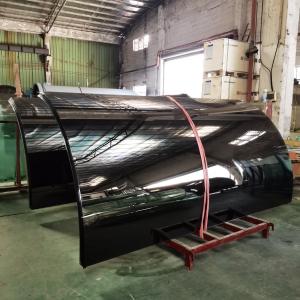 China SGCC Standard Curved Tempered Glass Clear 4mm Safety Flat Edge wholesale