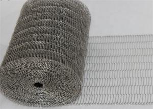 China Food Grade 304 316 Stainless Steel 0.6mm Flat Flex Conveyor Belt Bread Baking wholesale