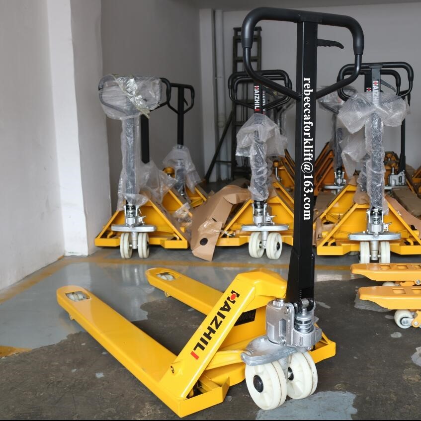 3000kg Hand Pallet Truck With AC Pump Brand New Manual Type Easy Operation