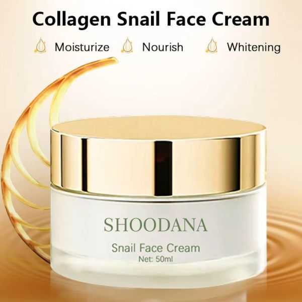 Organic Natural Snail Collagen Facial Cream Pure Wholesale Private Label Nourishing & Whitening Cream for Face