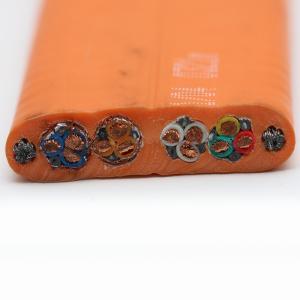 China Flat Elevator Control Cable Flexible Cable ECHU Traveling Cable wholesale