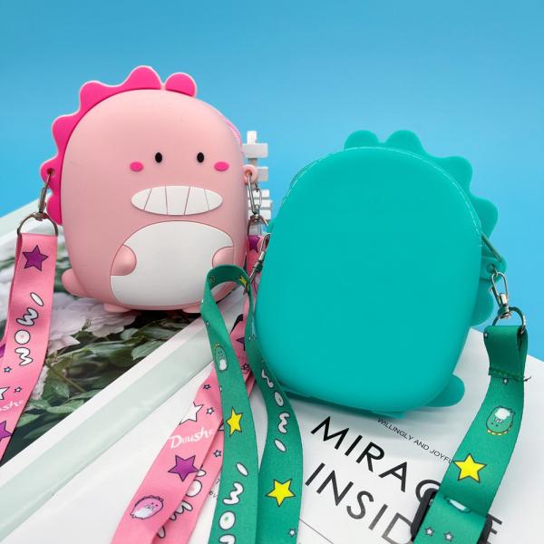 Little Girls Boys Purse Bag Toddler Crossbody Bag Dinosaur Crossbody Purse For Kids Pop Purse Bag Pencil Pouch Case Bag
