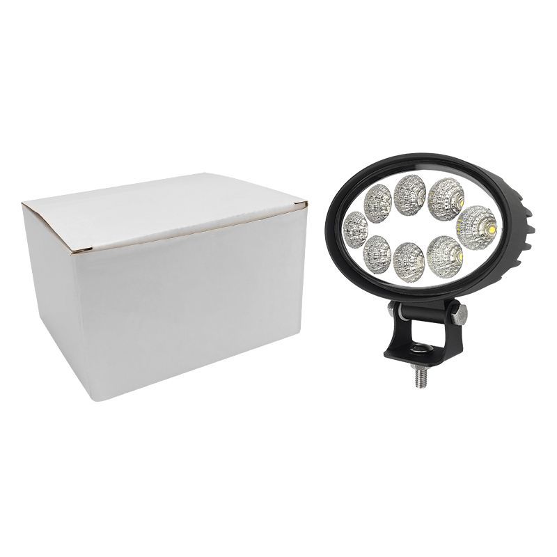 Oval LED Work Light 24W 12V 24V DC Waterproof Universal Flooding/Spotlight
