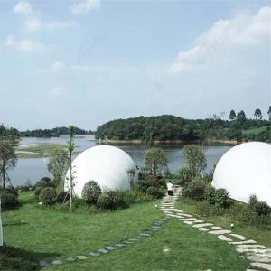 China 6x10m Hot Dip Galvanized Steel Tube Hard Glamping Shell Shape wholesale