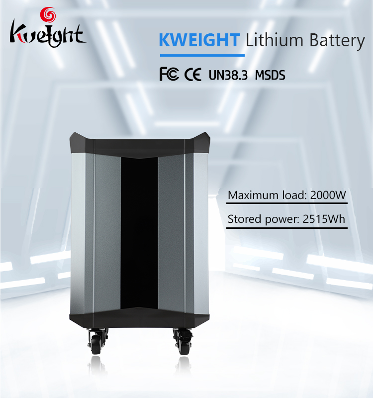 LiFePO4 Portable Solar Power Station 2.5 Kwh Off Grid Lithium Storage Power Supply