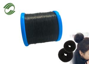 China Non Posionous Orderless Nylon Monofilament Yarn PA6 0.155mm For Hair Bun Maker wholesale