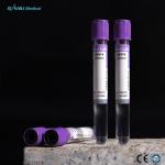 EDTA K3 Vacuum Blood Collection Tubes Lavender Top PET Material