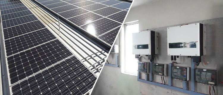 Dual MPPTs 5kw Three Phase Solar Inverter Integrated DC Switch For Added Safety Protection