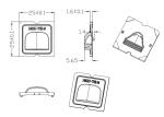 Medical Operation 25mm SMD LED Lens Optical Grade PC Material