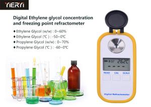 China 0-60% Propylene Glycol Refractometer Soft Rubber Eyepiece For Comfortable Viewing wholesale