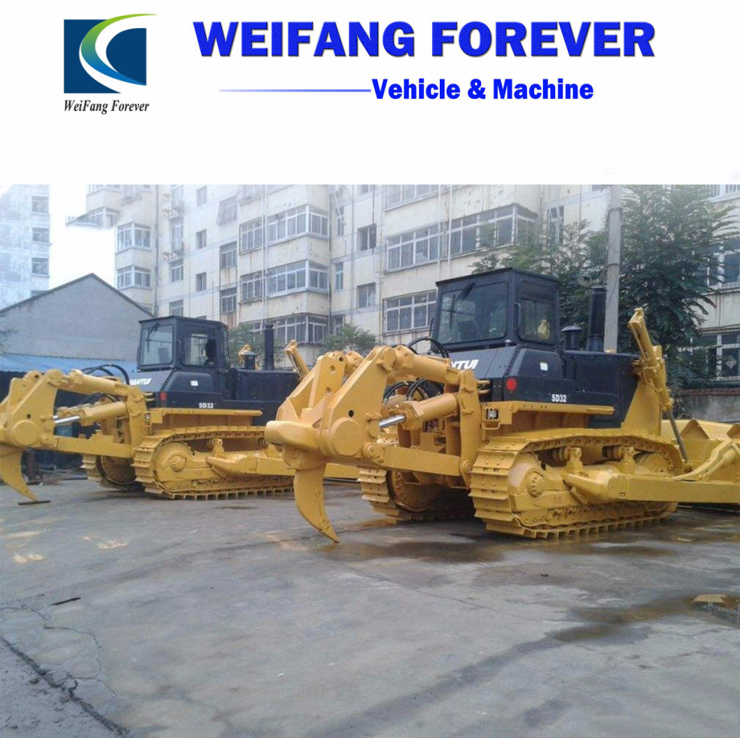 SD32 320HP 34t One Shank Back Ripper Shantui Bulldozer Hydraulic Crawler Dozer