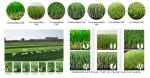 30mm Pile Height Landscape Turf Grass 12400 Dtex 60mm