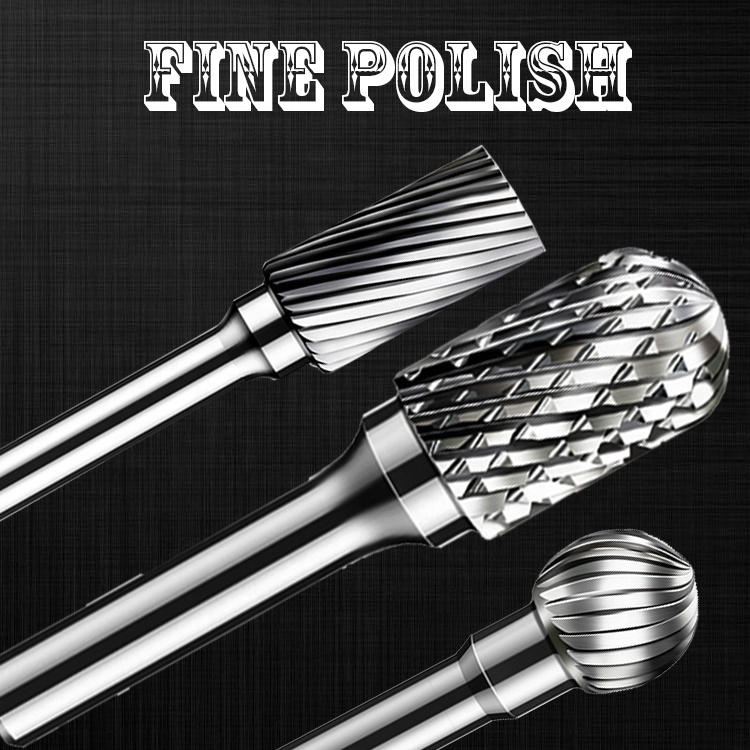 3mm 6mm Shank Tungsten Carbide Rotary File Wood Drill Bit