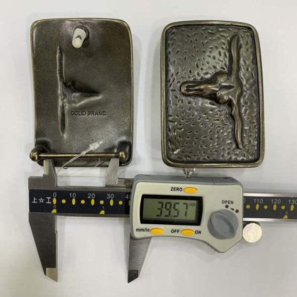 Gold Anti Brass Iron Belt Buckle 10mm-40mm Thickness AZO approval