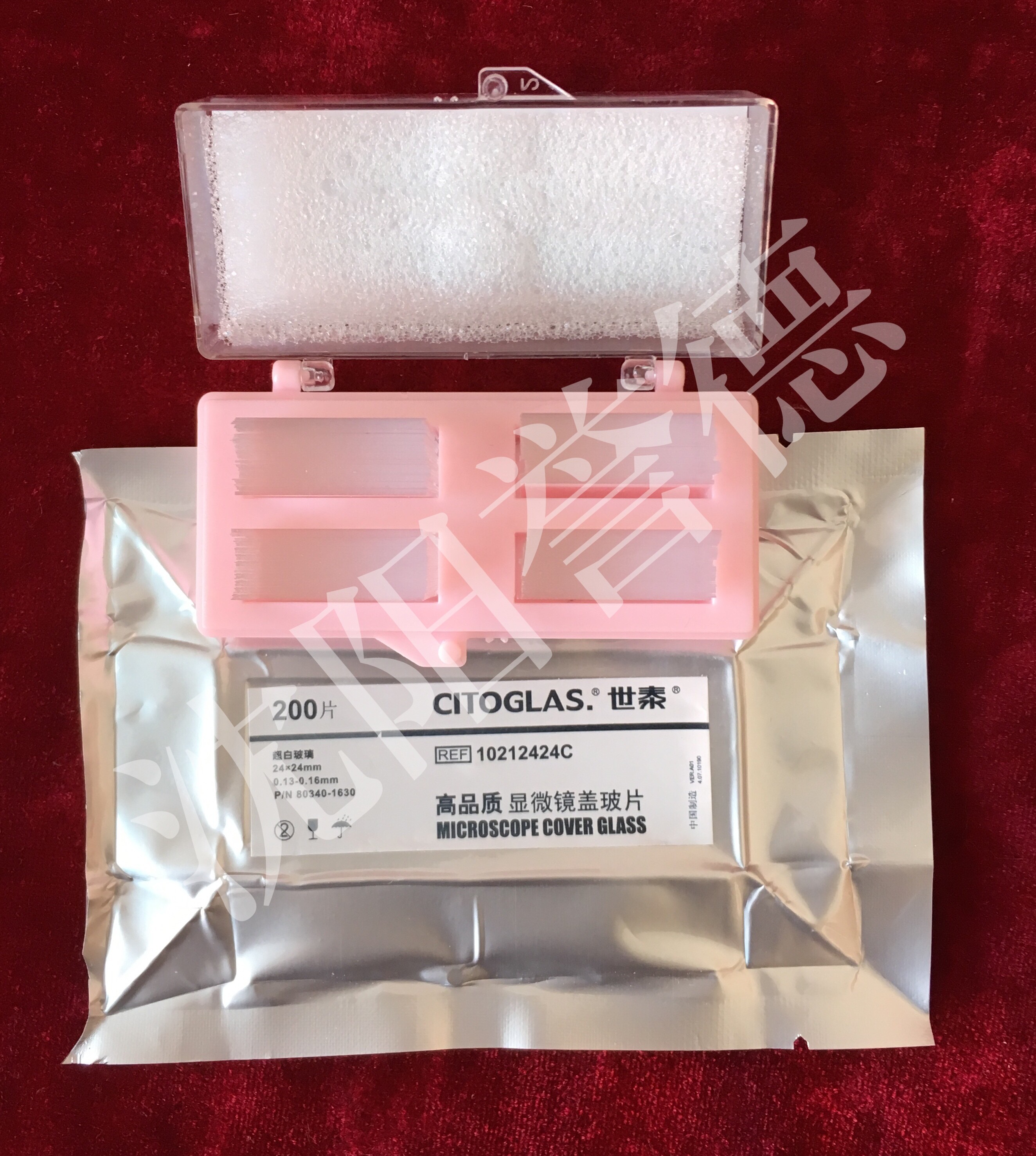 High Transparent Histology Consumables , Microscope Glass Slides And Coverslips 24mm × 24mm