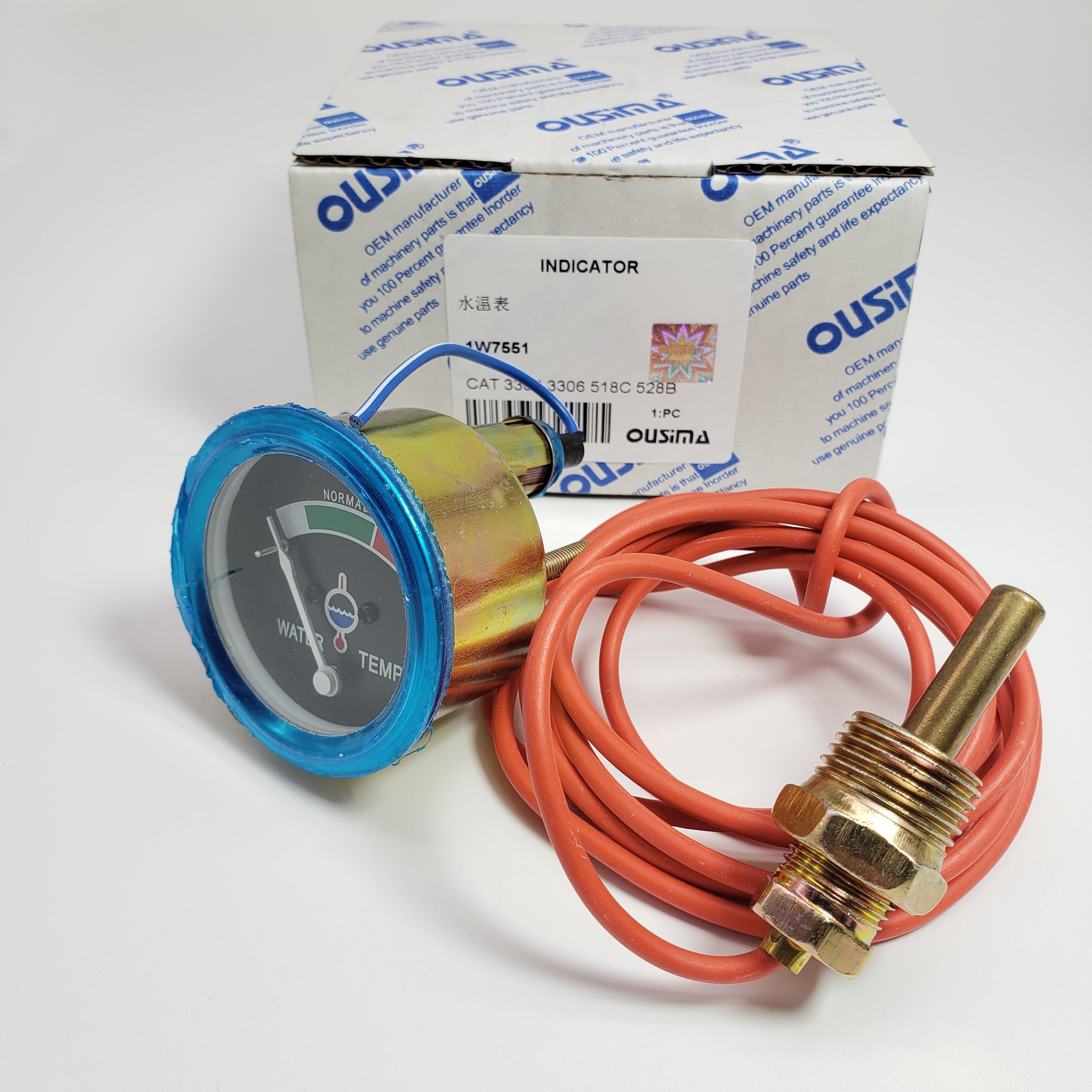 Indicator Water Temperature Gauge 1W7551 For CAT FB518