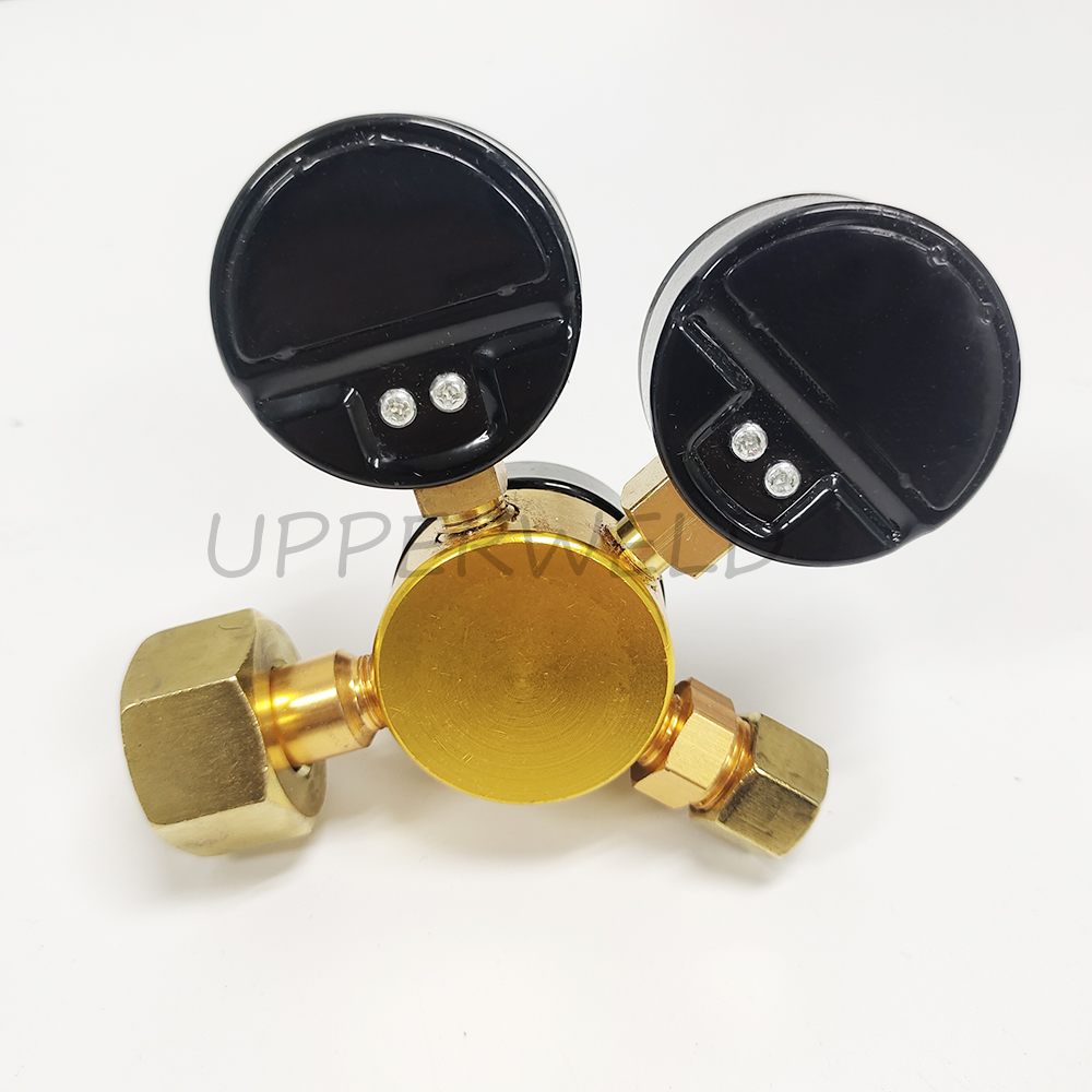 CO2 Gas Pressure Regulator Dual Stage Pressure Reducer for Russian Market G3/4 Thread