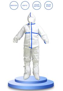 China Light Weight Disposable Medical Protective Clothing With Superior Breathability wholesale
