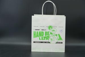 China Lightweight Custom Paper Shopping Bags Biodegradable Printed Kraft Bags wholesale