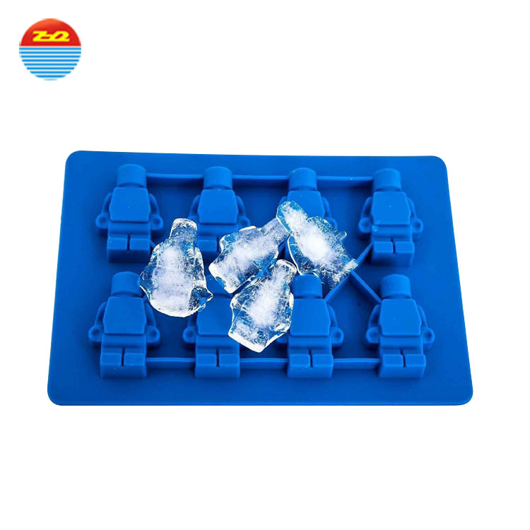 Non - Toxic Silicone Novelty Ice Cube Trays Baby Food Freezer Storage Tray