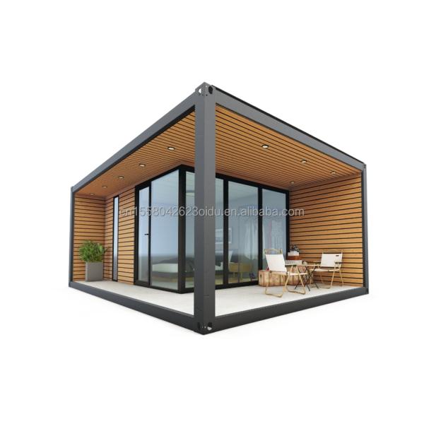 20ft/40ft Luxury Modern Wooden House Steel Structure Tiny House Senglin Foldable Holiday House with Customized Color