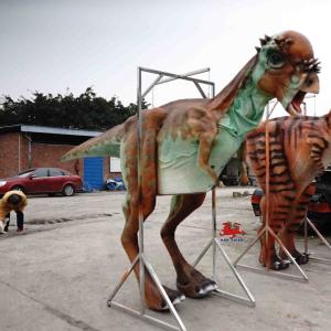 China TUV Realistic Dinosaur Costume / Pachycephalosaurus Costume For Shopping Malls wholesale