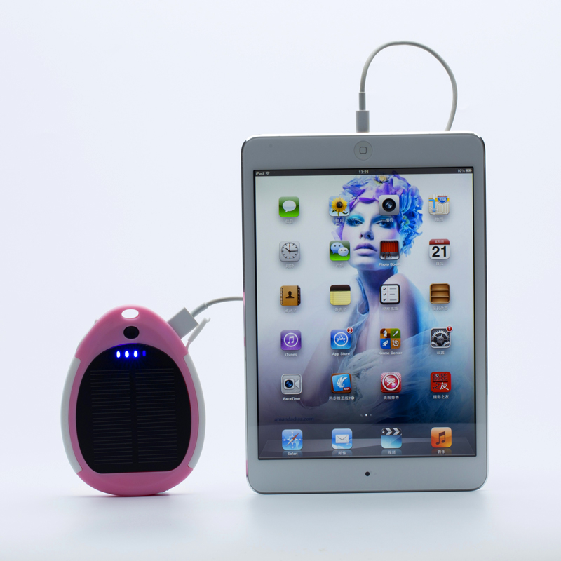 cheapest portable water droplets shape fashion solar mobile charger