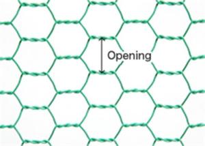 China Anti Erosion Reverse Weave 30m Hexagon Metal Mesh wholesale