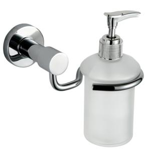 China Bathroom accessories stainless steel soap dispenser with new design wholesale
