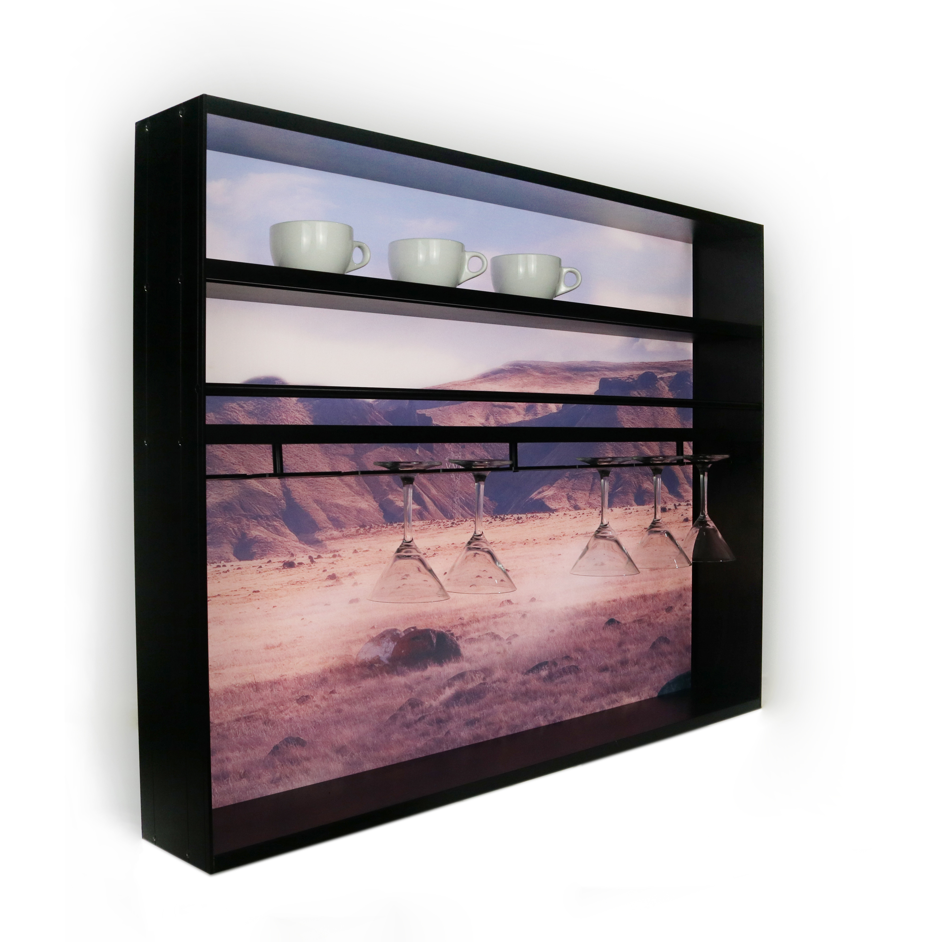 ODM Multifunction Aluminum Kitchen Display Racks